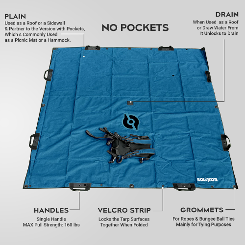 BOLO TARP WITHOUT POCKETS